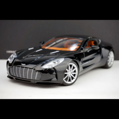 AUTOart 1:18 Scale Aston Martin ONE77 Black Alloy Diecast Car
