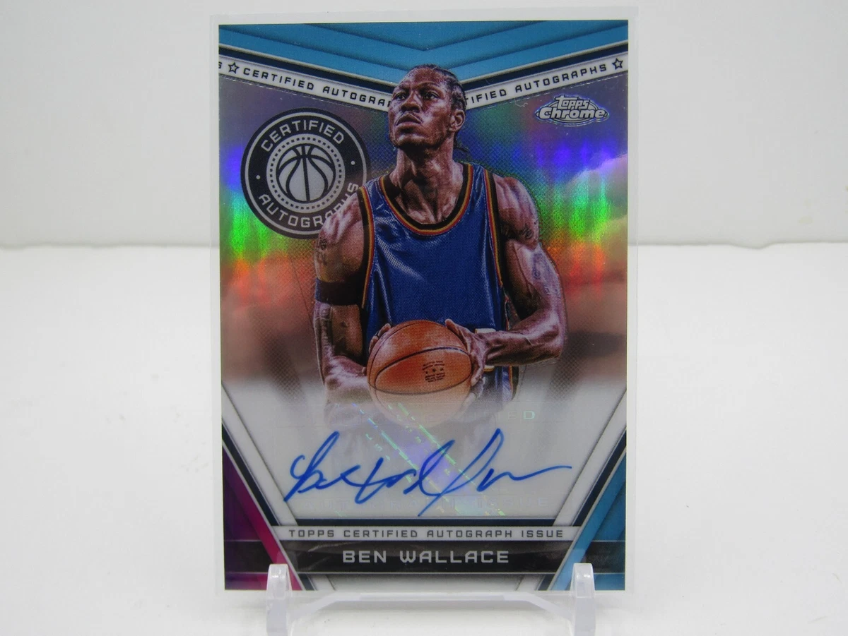Ben Wallace Basketball Autographed Sports Trading Cards