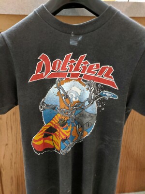 Dokken Vintage chained earth guitar rokken with dokken 1986