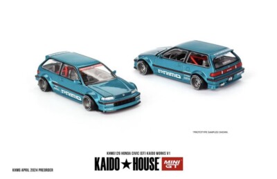 🔥💥Mini GT x Kaido House -Honda Civic (EF) - Kaido Works V1