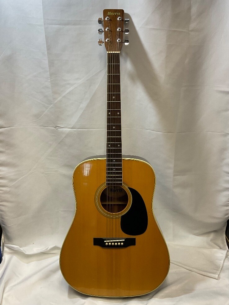 Acoustic Guitar Morris W-20 Natural 80% Frets with Soft Case | eBay