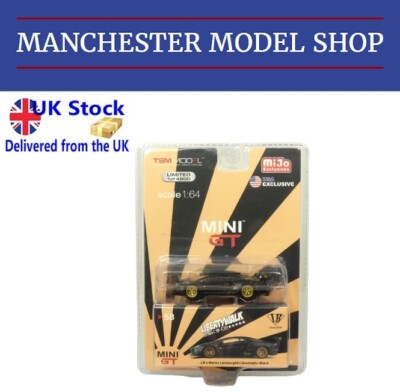 UK Stock - Mini GT 58 1:64 Lamborghini Aventador LB Works black