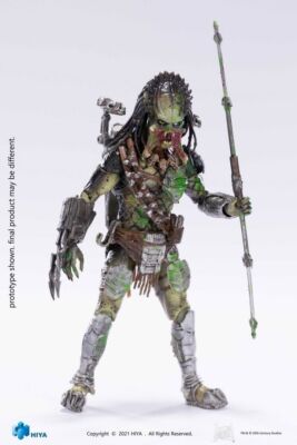 Hiya Toys AVP Alien VS Predator Wolf Predator Battle Damage Ver. 1