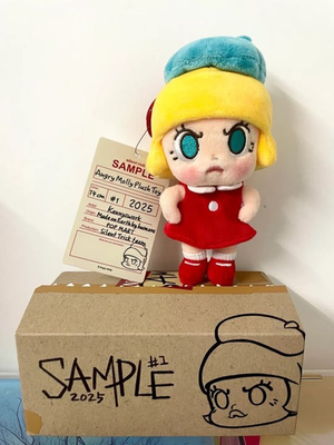 Authentic Molly Angry Molly-Sample#1 Plush Pendant Toy Exhibition