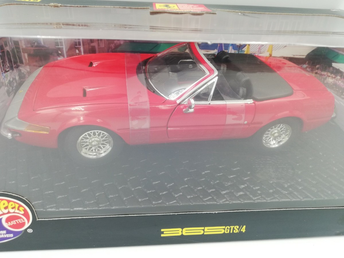 Hot wheels Collectibles Ferrari 365 GTS/4 Red Convertible Diecast
