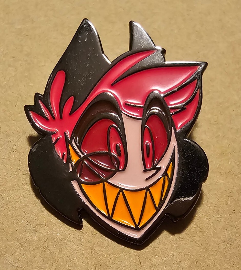 Hazbin Hotel Discontinued 2019 Alastor Shark Robot Pin | eBay