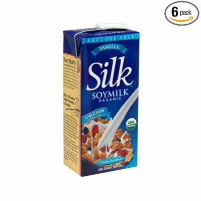 Silk Soy Milk Organic, Vanilla Flavored, 100% Cholesterol-Free (32