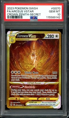 PSA 10 Arceus VSTAR GG70/GG70 Crown Zenith 2023 Pokemon | eBay