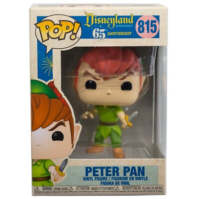 Peter Pan Funko Pop #815 Disneyland 65th Anniversary Vinyl Figure