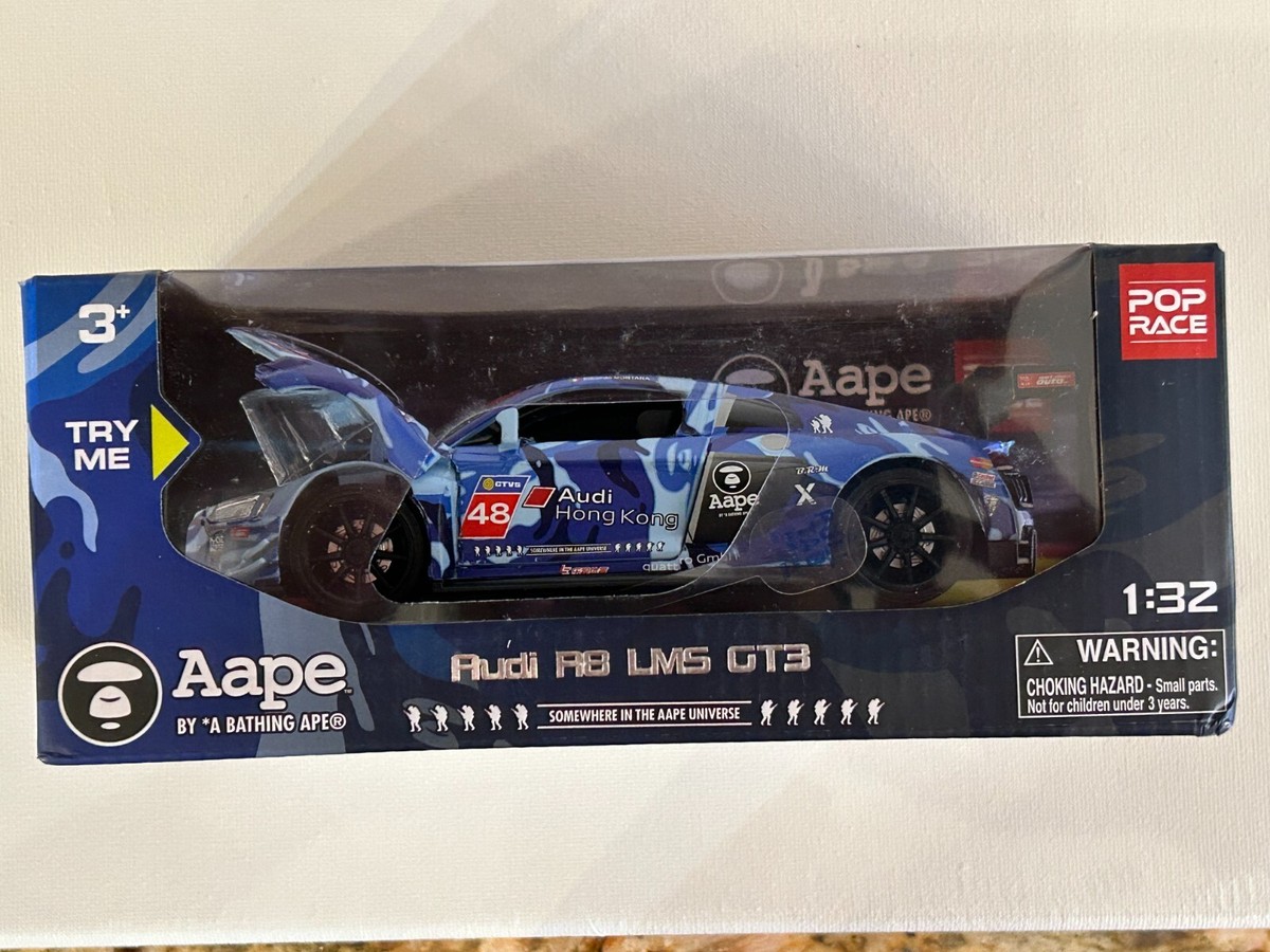 RMZ Hobby Audi R8 LMS GT3 #48 AAPE Blue Camo Diecast Car 1:32