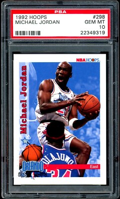 Michael Jordan 1992 Skybox NBA Hoops All-Star Weekend #298 PSA 10