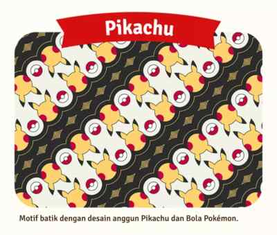 Pikachu Berkemeja Batik HOLO Foil 191/SV-P PROMO Pokemon Indonesia
