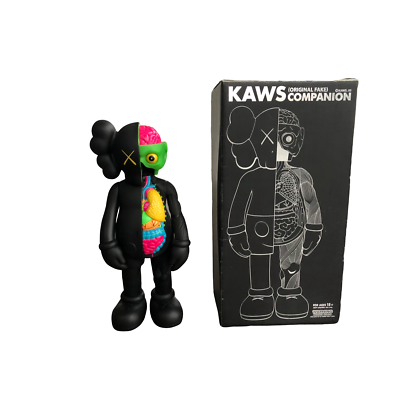 KAWS Dissected Companion Vinyl Figure Black | eBay