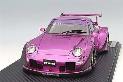 1/18 Ignition Porsche RWB 993 Purple Met WORK Meister S1 Type 18