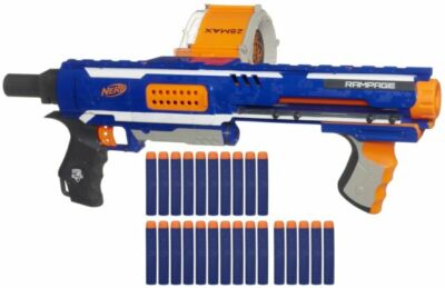 NERF 98697F01 Rampage N-Strike Elite Toy with 50 Darts for sale