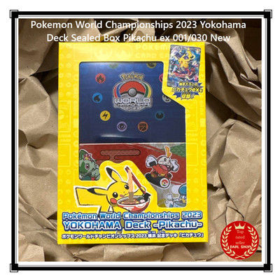 Pokemon World Championships 2023 Yokohama Deck Sealed Box Pikachu
