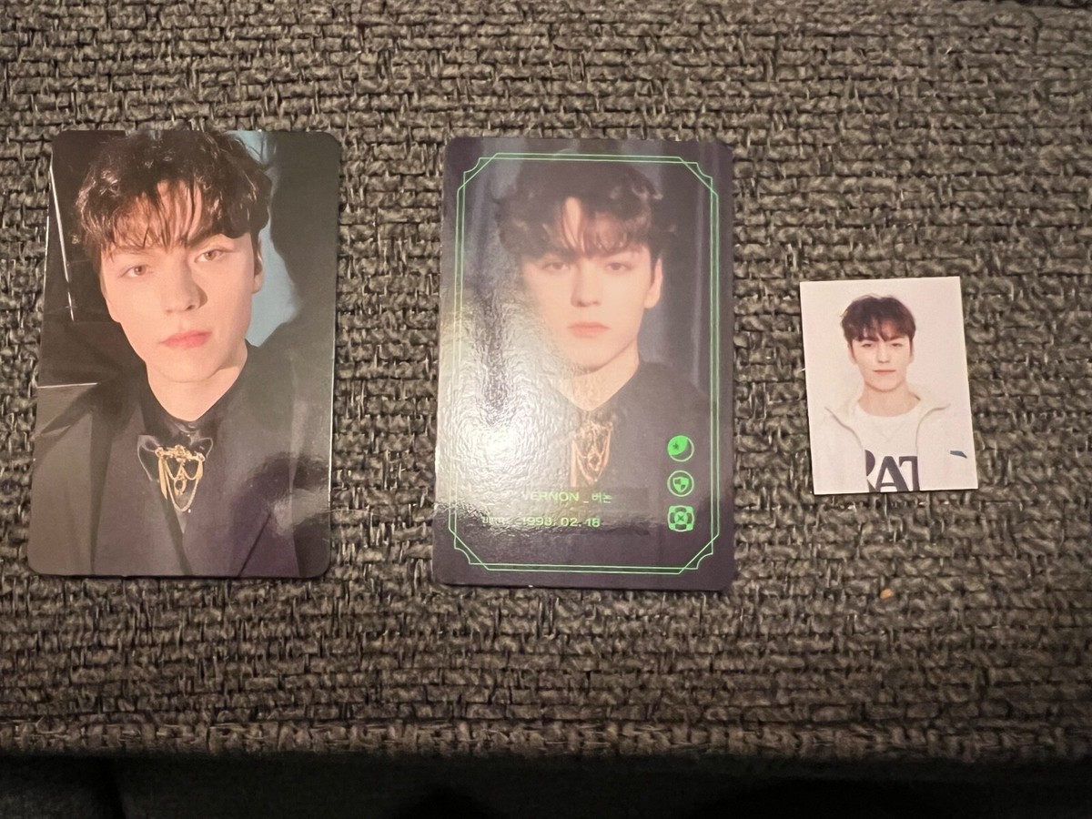 Seventeen 7th gen Carat Membership kit GAM3 BO1 Vernon photocard