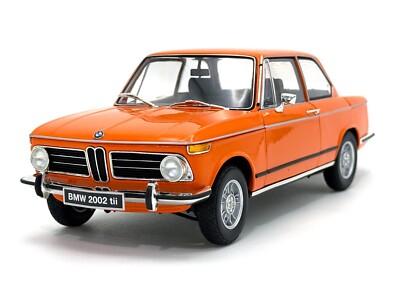 Kyosho 1:18 BMW 2002 TII Orange Diecast Model Metal Car 08543P | eBay