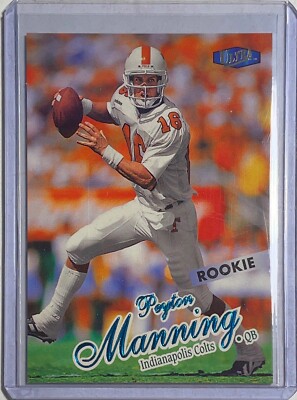 PEYTON MANNING 1998 FLEER ULTRA ROOKIE RC #201 | eBay
