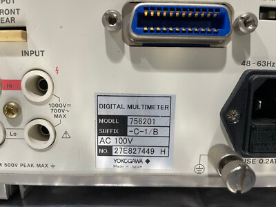 Yokogawa 7562 Digital Multimeter | eBay