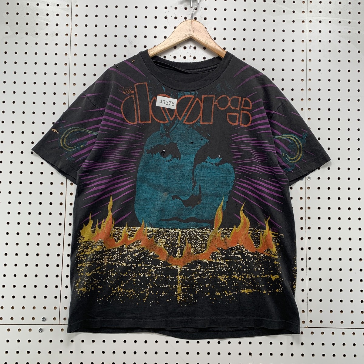 Vintage 90s The Doors Jim Morrison AOP T-Shirt Mens XL Music Band