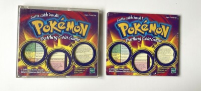 Pokemon Battling Coins Cases - Box - Nintendo Hasbro - Rare - 1999
