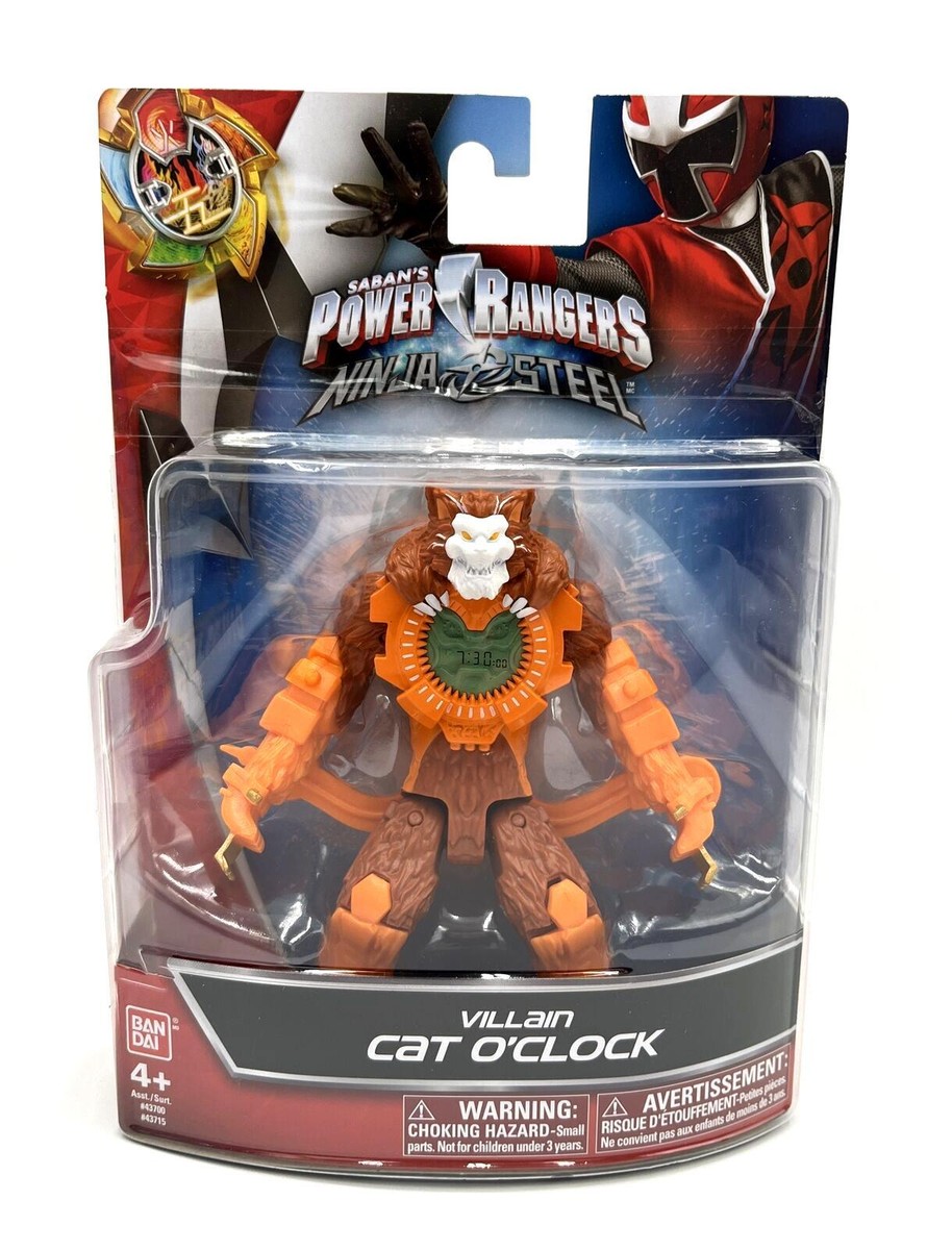 Power Rangers Ninja Steel Villain Cat O'Clock Figure 43715 | eBay