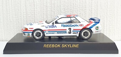 1/64 Kyosho REEBOK NISSAN SKYLINE GT-R R32 GROUP A diecast car