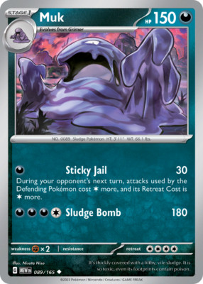 Muk 89/165 Uncommon | 151 | Pokemon Card | eBay