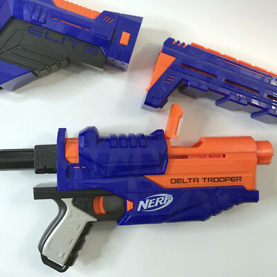 NERF N-Strike DELTA TROOPER with Blaster Stock & Barrel | eBay