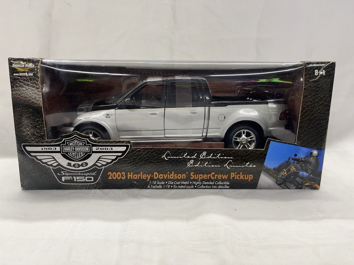 1/18 Ertl American Muscle Harley Davidson Ed. 100th 2003 Ford F
