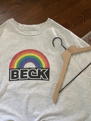 vintage 90s beck Rainbow t shirt Loser Odelay Rare Cake The