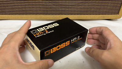 BOSS HM-2 Heavy Metal W/Box 1985 Vintage Guitar Effects Pedal Made