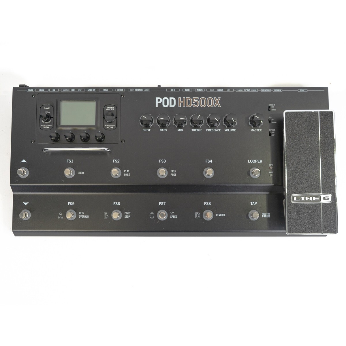 Line 6 POD HD500X Guitar Multi Effects Floor Processor with Power