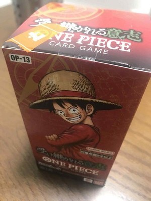 ONE PIECE Card Game CARRYING ON HIS WILL OP13 OP-13 Box Japanese