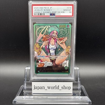 PSA 10 Jewelry Bonney OP07-019 Weekly Jump Promo Lecafig One Piece