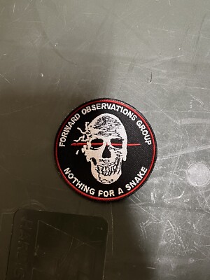 FOG Forward Observations Group Nothing For A Snake Patch NFAS not