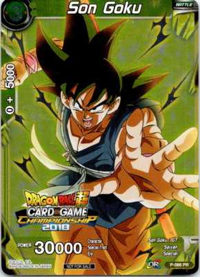 Son Goku P-066 Championship 2018 Foil | Dragon Ball Super Card
