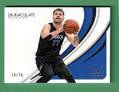 2023-24 PANINI IMMACULATE LUKA DONCIC HORIZONTAL VARIATION 10/75