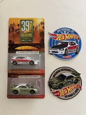 2025 Hot Wheels 39th Convention CA Nissan Skyline and Honda Civic