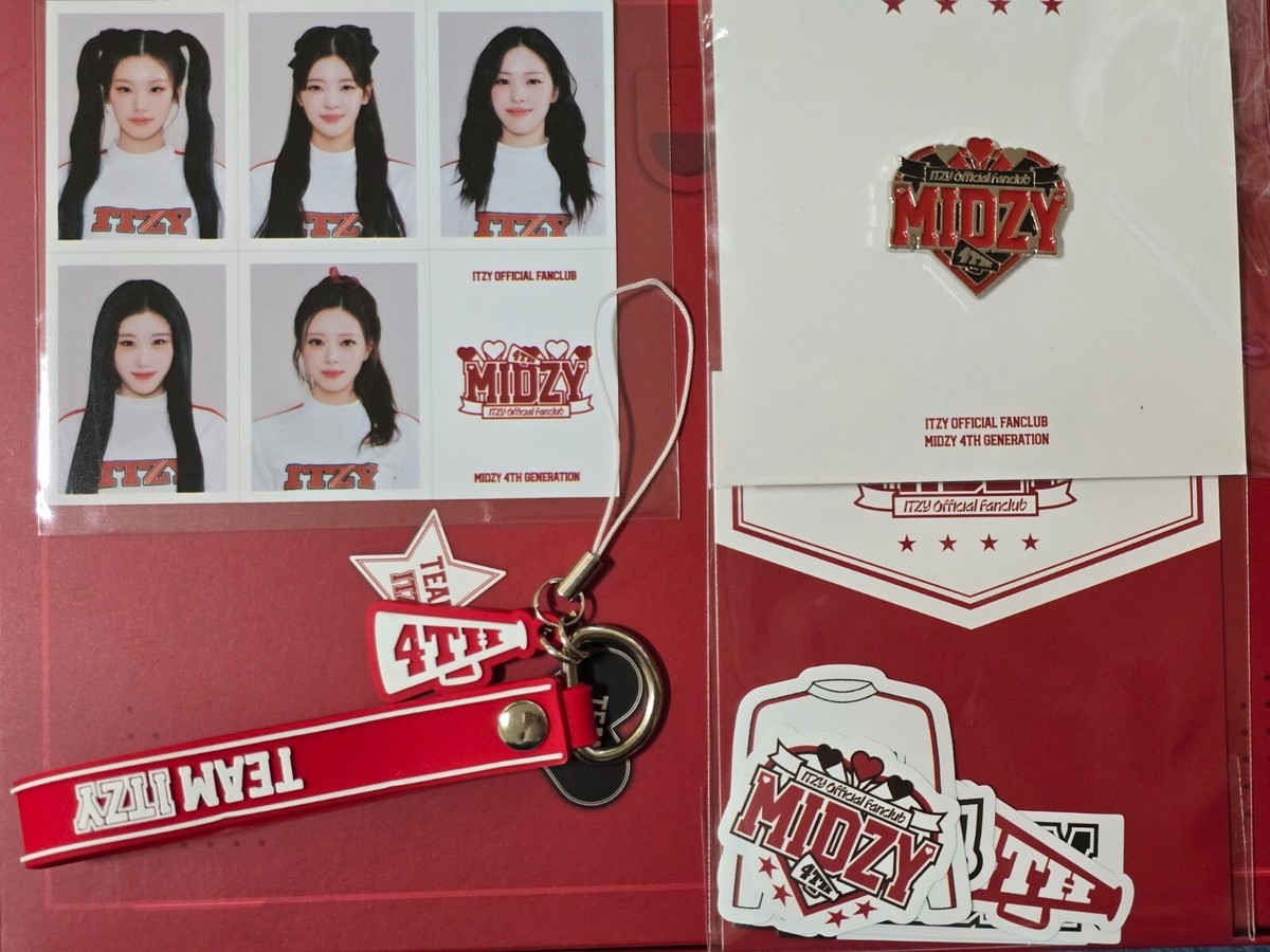 ITZY 2025 OFFICIAL MEMBERSHIP POB 4TH MIDZY FANCLUB PHOTOCARD ID