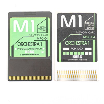Korg M1 Orchestra 1 Set MSC-04 + MPC-04 - PCM + Program Card