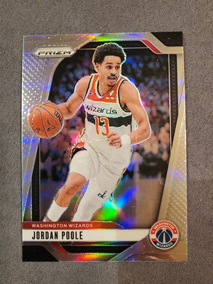 Jordan Poole 2024-25 Panini Prizm Silver Prizm #184 Wizards | eBay