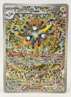 Pokemon TCG Indonesia - Magneton 193/182 - Full Art Illustration