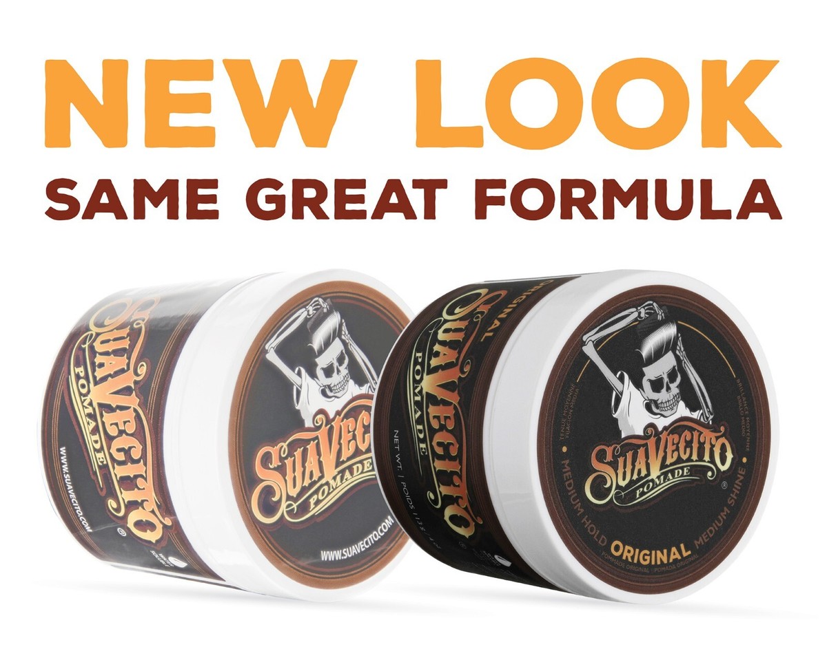 Suavecito Original or Firme (Strong) Hold Pomade 4 oz. or 32 oz