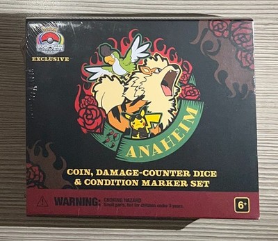 Dice Set Pokemon 2025 World Championships Anaheim Arcanine Pikachu