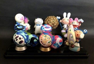 Takashi Murakami Superflat Museum 6set Mini Figure Anime Art rare