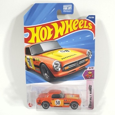 Hot Wheels Treasure Hunt Honda S800 Racing 212/250 Orange Compact