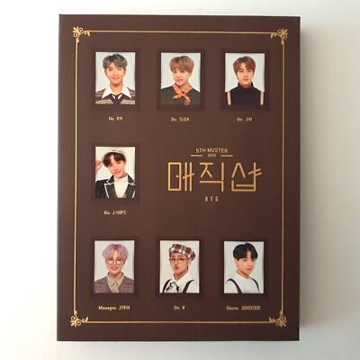 BTS Official 5th Muster Magic Shop DVD Full Set V Photocard + Free