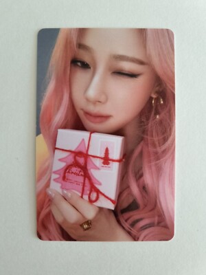 Aespa SM 2024 Pink Christmas Official Photocard Karina Giselle